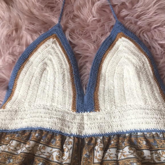 NWOT AE Boho Knit Halter Top - Picture 2 of 11